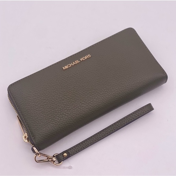 Michael Kors Large Jet Set Travel Continental Wristlet Phone Holder Wallet - Picture 3 of 11